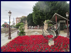 Murcia City Centre South part - Glorieta Espana, a green space in front of Palacio Episcopal.